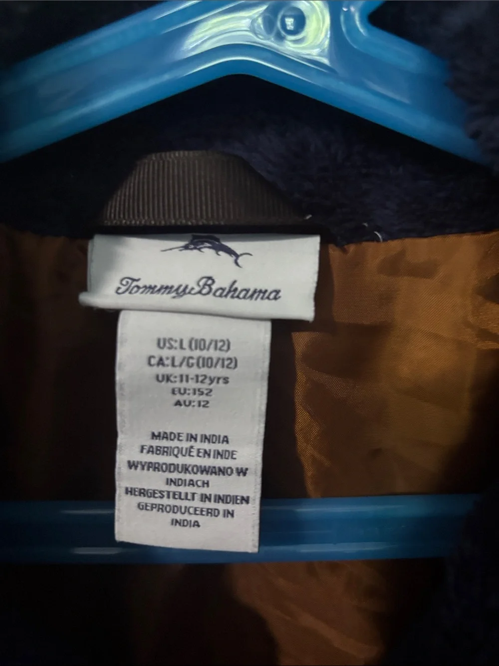 Tommy Bahama wear rust plush